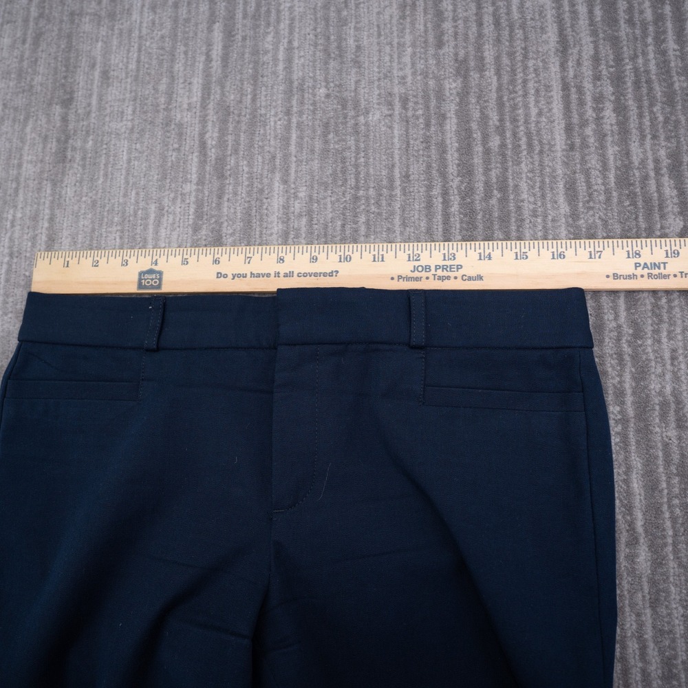 Banana Republic Sloan Navy Blue Slim Leg Dress Pants Womens Size 8 Bi-Stretch - Picture 3 of 9